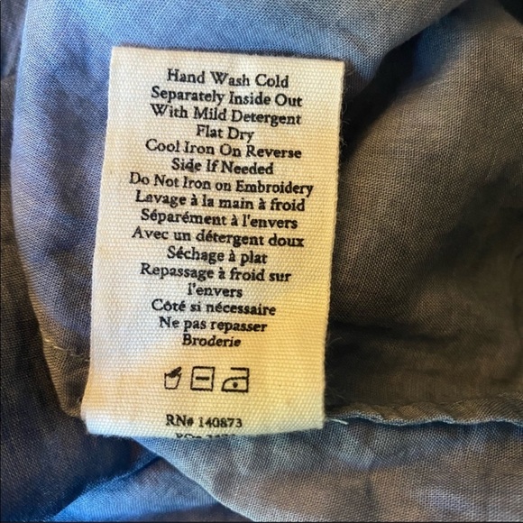 LoveShackFancy, Edie Button Up Short Sleeve Cottagecore Midi Length Dress - Picture 7 of 10